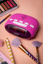 ICES Clock radio Pink ICES Clock radio Pink