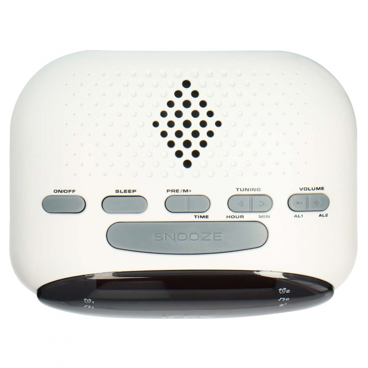 ICES Clock radio White ICES Clock radio White