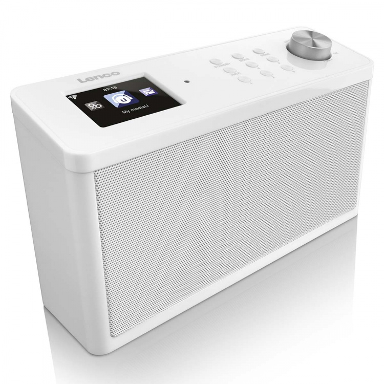 Lenco Kitchen Internet Radio with FM White Lenco Kitchen Internet Radio with FM White