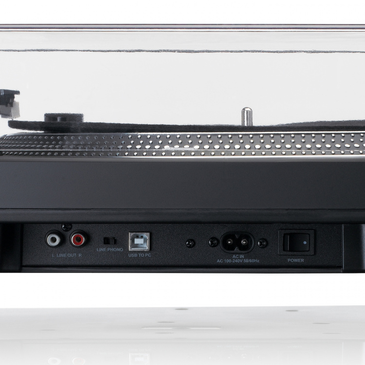 Lenco Direct drive Record Player with USB/PC Encoding Black Lenco Direct drive Record Player with USB/PC Encoding Black