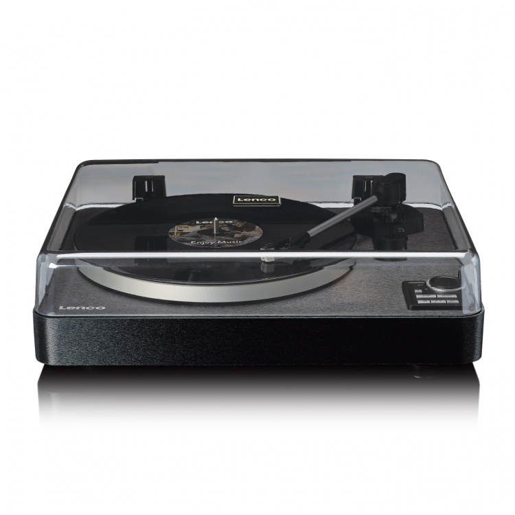 Lenco Fully automatic record player with Bluetooth® transmission and pre-amplifier Metal turntable platter and tonearm Black Lenco Fully automatic record player with Bluetooth® transmission and pre-amplifier Metal turntable platter and tonearm Black