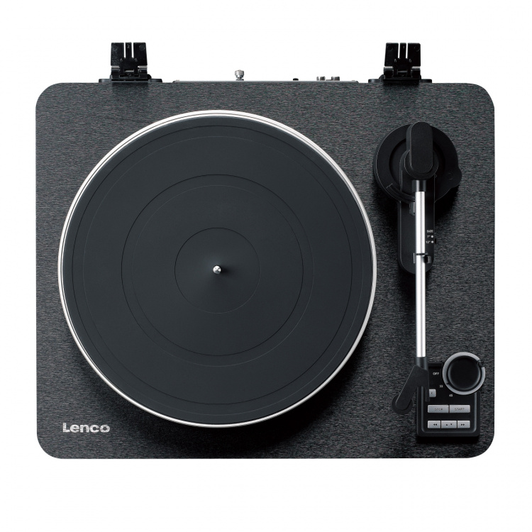 Lenco Fully automatic record player with Bluetooth® transmission and pre-amplifier Metal turntable platter and tonearm Black Lenco Fully automatic record player with Bluetooth® transmission and pre-amplifier Metal turntable platter and tonearm Black
