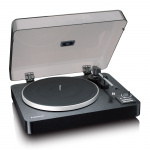 Lenco Fully automatic record player with Bluetooth® transmission and pre-amplifier Metal turntable platter and tonearm Black Lenco Fully automatic record player with Bluetooth® transmission and pre-amplifier Metal turntable platter and tonearm Black
