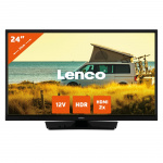 Lenco 24 inch HD LED TV with DVB-T2 DVB-C DVB-S2 12V Black Lenco 24 inch HD LED TV with DVB-T2 DVB-C DVB-S2 12V Black