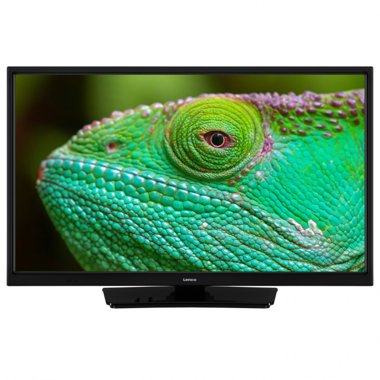 Lenco 24 inch HD LED TV with DVB-T2 DVB-C DVB-S2 12V Black Lenco 24 inch HD LED TV with DVB-T2 DVB-C DVB-S2 12V Black