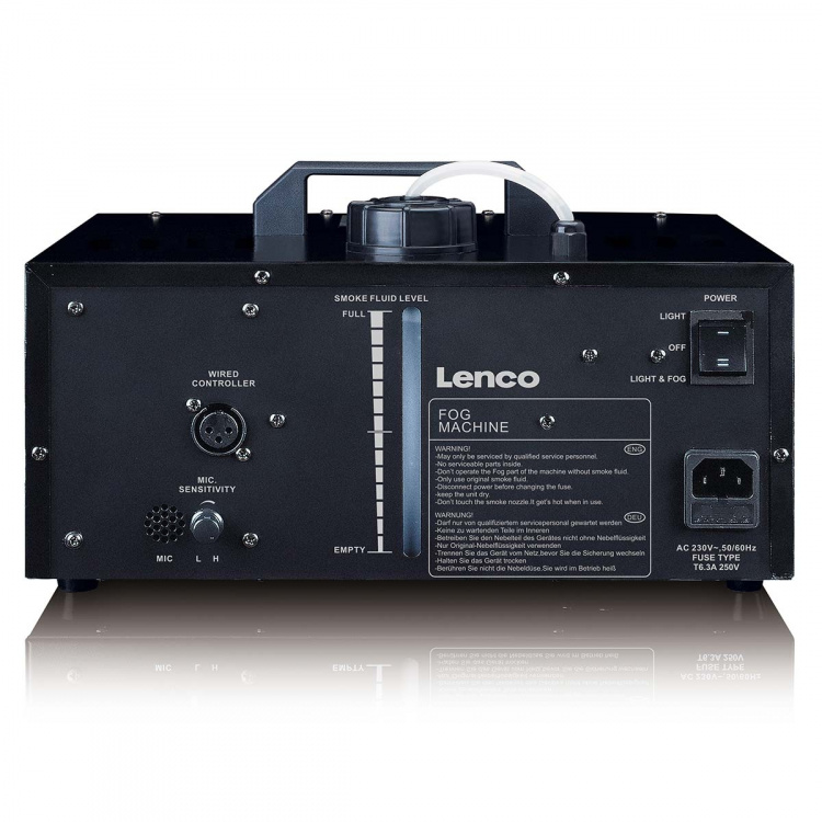 Lenco LED and FOG machine with 1 L liquid and r.c Lenco LED and FOG machine with 1 L liquid and r.c