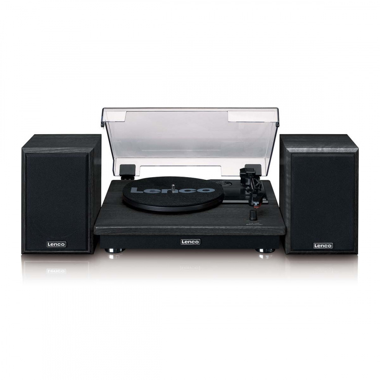 Lenco Record Player with Bluetooth® reception and two external speakers Lenco Record Player with Bluetooth® reception and two external speakers