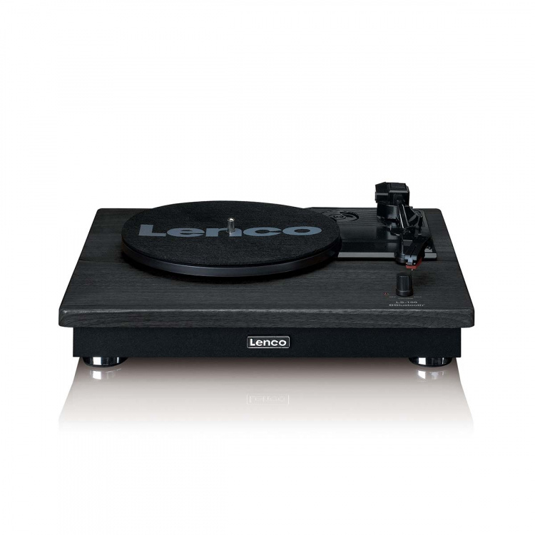 Lenco Record Player with Bluetooth® reception and two external speakers Lenco Record Player with Bluetooth® reception and two external speakers