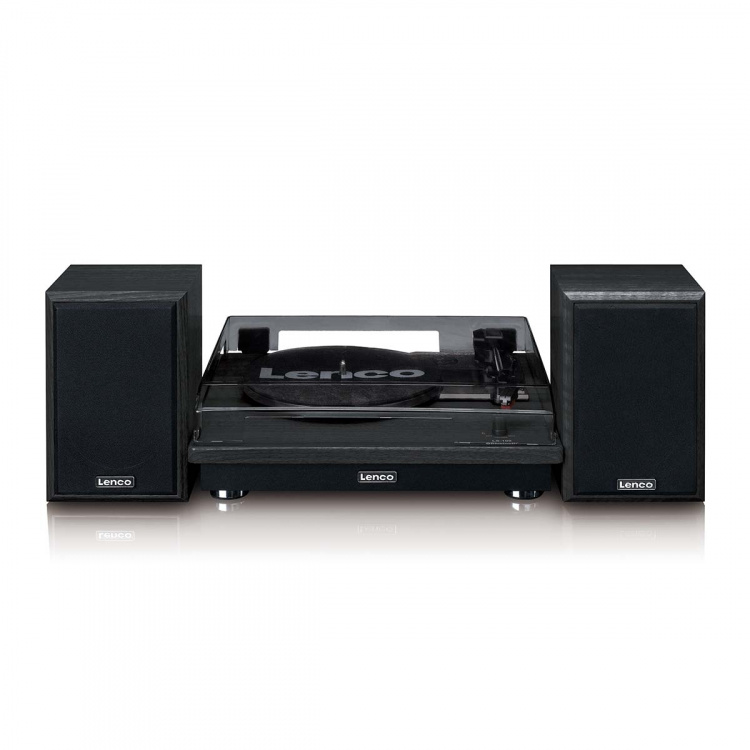 Lenco Record Player with Bluetooth® reception and two external speakers Lenco Record Player with Bluetooth® reception and two external speakers