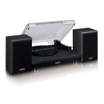 Lenco Record Player with Bluetooth® reception and two external speakers Lenco Record Player with Bluetooth® reception and two external speakers