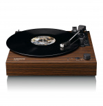 Lenco Record player with Bluetooth®, two built-in speakers, and AT3600L cartridge Wood