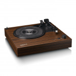 Lenco Record player with Bluetooth®, two built-in speakers, and AT3600L cartridge Wood