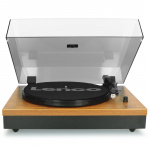 Lenco Record Player with Bluetooth® and two separate speakers Wood Lenco Record Player with Bluetooth® and two separate speakers Wood