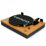 Lenco Record Player with Bluetooth® and two separate speakers Wood Lenco Record Player with Bluetooth® and two separate speakers Wood