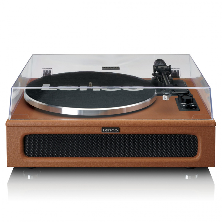 Lenco Turntable with Bluetooth® MMC 4 speakers built-in Brown Lenco Turntable with Bluetooth® MMC 4 speakers built-in Brown