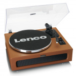 Lenco Turntable with Bluetooth® MMC 4 speakers built-in Brown Lenco Turntable with Bluetooth® MMC 4 speakers built-in Brown