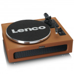 Lenco Turntable with Bluetooth® MMC 4 speakers built-in Brown Lenco Turntable with Bluetooth® MMC 4 speakers built-in Brown