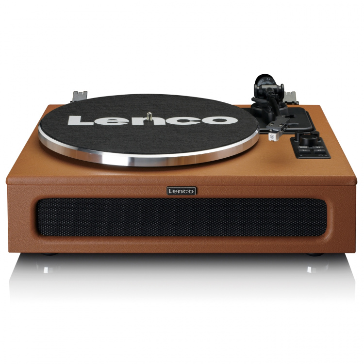Lenco Turntable with Bluetooth® MMC 4 speakers built-in Brown Lenco Turntable with Bluetooth® MMC 4 speakers built-in Brown
