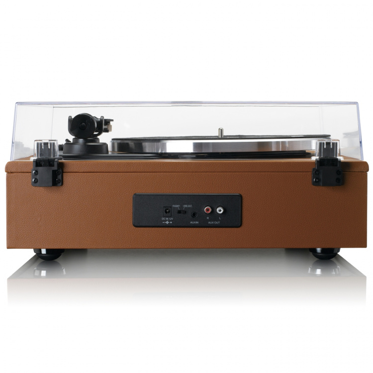 Lenco Turntable with Bluetooth® MMC 4 speakers built-in Brown Lenco Turntable with Bluetooth® MMC 4 speakers built-in Brown