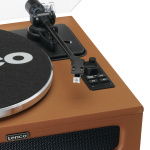 Lenco Turntable with Bluetooth® MMC 4 speakers built-in Brown Lenco Turntable with Bluetooth® MMC 4 speakers built-in Brown