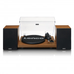 Lenco Record player with built-in amplifier and Bluetooth® plus 2 external speakers Wood Lenco Record player with built-in amplifier and Bluetooth® plus 2 external speakers Wood