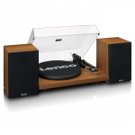 Lenco Record player with built-in amplifier and Bluetooth® plus 2 external speakers Wood Lenco Record player with built-in amplifier and Bluetooth® plus 2 external speakers Wood