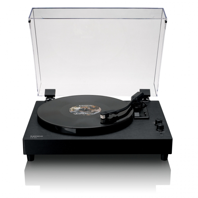 Lenco Wooden turntable with built-in speakers and Bluetooth® Lenco Wooden turntable with built-in speakers and Bluetooth®