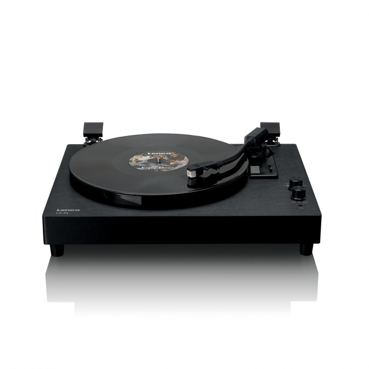 Lenco Wooden turntable with built-in speakers and Bluetooth® Lenco Wooden turntable with built-in speakers and Bluetooth®