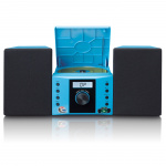 Lenco Stereo system with FM radio and CD player Blue