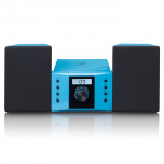 Lenco Stereo system with FM radio and CD player Blue