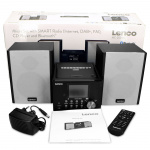 Lenco Micro set with internet/ DAB+ radio Bluetooth® CD MP3 Black Lenco Micro set with internet/ DAB+ radio Bluetooth® CD MP3 Black