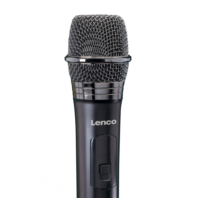 Lenco Wireless microphone with 6,3 mm battery powered receiver Lenco Wireless microphone with 6,3 mm battery powered receiver