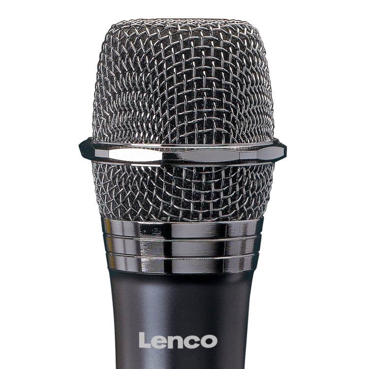 Lenco Wireless microphone with 6,3 mm battery powered receiver Lenco Wireless microphone with 6,3 mm battery powered receiver