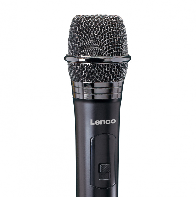Lenco Set of 2 wireless microphones with portable battery powered receiver Lenco Set of 2 wireless microphones with portable battery powered receiver