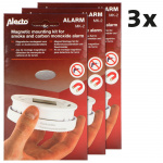 Alecto Magnetic mounting kit for smoke + CO detectors