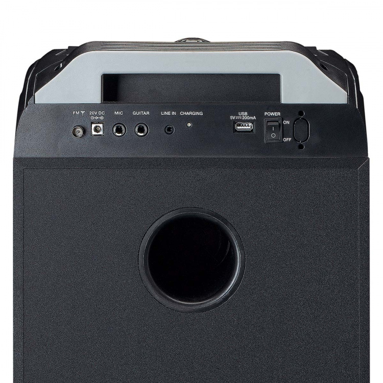 Lenco PA with full front LED lighting and disco ball Lenco PA with full front LED lighting and disco ball