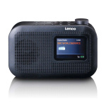 Lenco Portable DAB+/FM radio with Bluetooth® color dislay battery Black Lenco Portable DAB+/FM radio with Bluetooth® color dislay battery Black