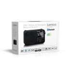 Lenco Portable DAB+ FM radio with Bluetooth® 2,4