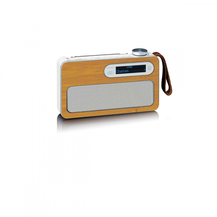 Lenco Portable DAB+ radio with Bluetooth® Eco friendly Bamboo Lenco Portable DAB+ radio with Bluetooth® Eco friendly Bamboo