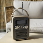 Lenco Portable DAB+ FM Radio with Bluetooth® and AUX-input, rechargeable battery Taupe Lenco Portable DAB+ FM Radio with Bluetooth® and AUX-input, rechargeable battery Taupe