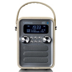Lenco Portable DAB+ FM Radio with Bluetooth® and AUX-input, rechargeable battery Taupe Lenco Portable DAB+ FM Radio with Bluetooth® and AUX-input, rechargeable battery Taupe