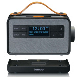 Lenco Portable FM/DAB+ radio with big buttons and  Lenco Portable FM/DAB+ radio with big buttons and