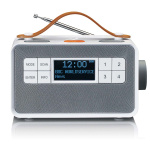 Lenco Portable FM/DAB+ radio with big buttons and 