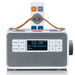 Lenco Portable FM/DAB+ radio with big buttons and 