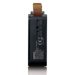 Lenco Portable DAB+/ FM radio with Bluetooth® bamboo Black Lenco Portable DAB+/ FM radio with Bluetooth® bamboo Black