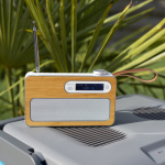 Lenco Portable DAB+/ FM radio with Bluetooth® Bamboo White Lenco Portable DAB+/ FM radio with Bluetooth® Bamboo White