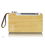 Lenco Portable DAB+/ FM radio with Bluetooth® Bamboo White Lenco Portable DAB+/ FM radio with Bluetooth® Bamboo White