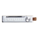 Lenco Portable DAB+/ FM radio with Bluetooth® Bamboo White Lenco Portable DAB+/ FM radio with Bluetooth® Bamboo White