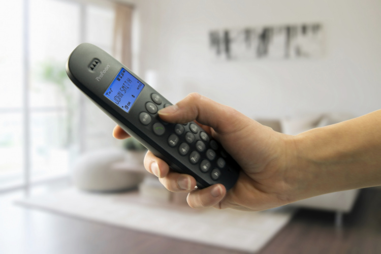 Profoon Cordless telephone with 3 handsets Black