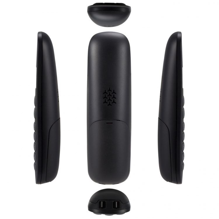 Profoon Cordless telephone with 3 handsets Black